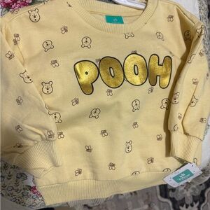 Disney Baby Cream and Blue Outfit